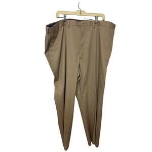 Haggar Iron Free Premium Men's Khaki Dress Pants 44x30 Business Workwear Event